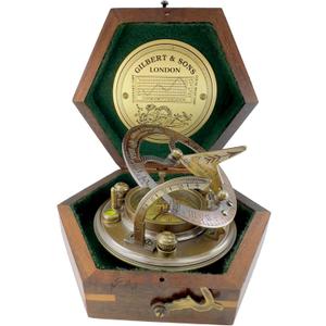 Anniversary Brass Sundial Compass Gift for Him or Her Keepsake for Husband, Wife or Couple 50th 40th 25th 20th 1st Year Wedding or Love Celebration Engraved or Embossed Romantic Quote Compass