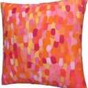 Abstract Geometry Red Throw Pillow Covers Set of 2 Couch Pillow Case Decoration Cushion Covers for Sofa Home Living Room Bedroom Outdoor 18X18 Inch