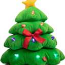 HollyHOME Animated Christmas Plush Toy Singing and Dancing Christmas Tree Plush Christmas Decoration Gifts for Kids 12.5 Inch