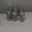 ELAORY Classic 16 Oz Mason Jars, 6 Pack Canning Jars, Regular Mouth, Airtight & Leak Proof, Dishwasher Safe, Microwave & Freezer Safe, 3.2 x 4.5 x 5.5 inches