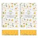 Dunzoom 2 Pcs Adhd Homework Planner Notebook 5.75" x 8.75" Productivity Daily Planner Task Management Adhd Tools for Elementary Teens Women Adult