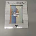 Beliran New Grandparent Gifts Picture Frame 5x7, First Time Grandparent Gifts Photo Frame, Grandparents Baby Announcement, A New Grandchild to Love Wooden Picture Photo Frames for Desk Home Room Decor