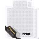 Sillamate 36'' x 48'' Office Chair Mat for Carpeted Floors, Flat Packed, Easy Lay Flat, Heavy Duty Floor Mat, Eco-Friendly Series Studded Carpet Desk Chair Mats