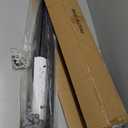 10FT Black Iron Railings for Indoor Stairs, Industrial Handrail Wall Mounted, 500lbs Load Capacity, Sturdy Stair Railing for Loft Porch Deck, 3 Sections