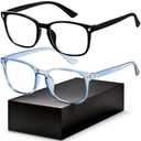Blue Light Blocking Glasses - Fashion Square Eyeglasses, Anti UV Ray Computer Gaming Glasses Blue Blockers for Women/Men
