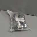 300 Pieces Blank Button Making Supplies Round Badge Parts Metal Pin Badge Kit for Button Maker Machine, Including Metal Shells Back Cover and Clear Film(1.46 Inch,Silver)