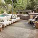 Loloi Dawn Collection Indoor/Outdoor DAW-06 Russet 2'-3" x 3'-9" Accent Rug