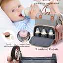 Diaper Bag Backpack with Changing Station, Waterproof Large Capacity, Baby Bag for Mom & Dad, 18 Pockets+USB Port, Foldable Changing Pad, Travel Backpack for Newborn Essentials, Baby Gift, 13"l X 8"w X 16.5"h