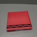 Crayola Color Pop Scarlet Red and Gold Star Party Supplies (12 Paper Plates, 12 Paper Straws, 12 Place cards, 24 Napkins) for Birthdays, Christmas, Graduations, Fourth of July (5CLP1013)