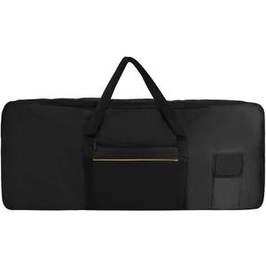 61 Keys Keyboard Case for 61 Keys Keyboard and Electric Piano, Electric Keyboards Bag Piano Gig Bag, Waterproof 420D Oxford Cloth Piano Padded Case (black)