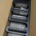 Maxcheck Cup Lid Holder, 5 Compartments, 8 x 20 x 4 Inch, Metal