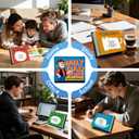 2 x Dad Joke Calendar 2026, Page A Day Tear Off 365 Daily Jokes, Funny Desk Calendar with Back Support and Groove for Joke Lovers, Birthday Christmas New Year Father's Day Gift for Dad & Men