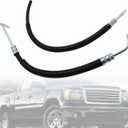 Power Steering Pressure Line Hose Fit for Chevy Silverado 1500 Tahoe Avalanche 2007-2013 Fit for GMC Sierra 1500 Yukon 2007-2012 Fit for Cadillac Escalade 4.8/5.3/6.0/6.2L V8 15812564 15812565