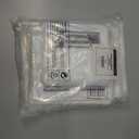 400 Industrial Strong Clear Poly Bag Combo Set - 100 Bags Per Size - 6x9, 8x10, 9x12, 11x14 - Super Strong Seal with Suffocation Warning