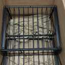 16 inch, Pot and Pan Rack Wall Mounted, 2 Pack, Black, With Hangers.