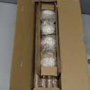 QDWIS 2 Pack Boho Wood Curtain Rods for Windows 28 to 48 inch,1" Adjustable Heavy Duty Window Curtain Rod with Imitation Wood Grain Finials,Rustic Decorative Drapery Rods Set 18-60'',Weathered Wood