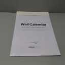 2026 Calendar, 12 Months, January to December, 17" x 12", Large Wall Calendar 2026 with Hanger, Calendar 2026 for Wall, 2026 Calendar Planner, Thick Paper, Spiral Binding, Simple and Aesthetic Design.