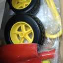 VIVOHOME Kids Wheelbarrow Children Garden cart with Toddler Gardening Tool Set Child Wheel Barrel Outdoor Indoor Toys Gift Green