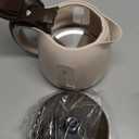 Aigostar Small Electric Kettle, 1L Portable Electric Tea Kettle 1100W with Automatic Shut-Off and Boil Dry Protection, Travel Hot Water Boiler Cordless for Making Coffee and Tea, BPA-Free, Brown