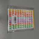 2400 Pieces Small Colorful Vinyl Letter Stickers, 24 Sheets Self Adhesive Mini Alphabet Stickers, 0.5 inch Numbers Letters Labels DIY Crafts Art Making, Used for Cards, Notebook Decor