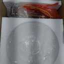 Yosoan Brass Boho Vanity Vintage Gold Bathroom Wall Sconce, Indoor Hardwired Wall Mounted Industrial Fixture Lights with Double Hole Round Glass Lamp for Mirror, Living Room, Hallway(Antique)