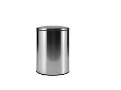 Silver Trash Can