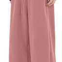 Womens Wide Leg Sweatpants Casual Loose Yoga Pants Comfy Lounge Joggers Baggy Sweatpants Pockets (Orange, XXL)