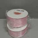 Simplegoal Double Face Pink Satin Ribbon 2 Inch X 50 Yards Polyester Pink Ribbons for Gift Wrapping Fabric Ribbon for Crafts Flower Bouquet Sewing Arts Wedding Party Decoration, Pack 2