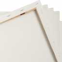 Med Weight Traditional Stretched Canvas 24 x 36, Oil & Acrylic Paints Triple Acrylic Primed Gesso Wood Frame Canvas Smooth Surface & Reduce Absorbency, Acid-Free White, 24x36 Canvas.