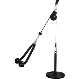 LFJ LAT Pull Down and Lift Weight Pulley System Cable Machine Pulley Attachment for Triceps Pull Down, Biceps Curl, Back, Forearm, Shoulder Home Gym Equipment