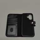 FUNMIKO for iPhone 17 Case Wallet,Detachable Flip Folio Leather Cover,RFID Blocking 4 Card Slots Holder,Magnetic Kickstand,Protective Phone Shell for Women Girls,Cute Little Ghosts