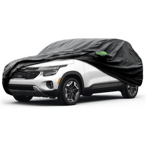 Proadsy Car Cover Custom Fit for Kia Seltos 2021-2025 2026, Waterproof All Weather for Automobiles, Full Exterior Cover Rain Snow Sun Protector Indoor Outdoor Car Cover