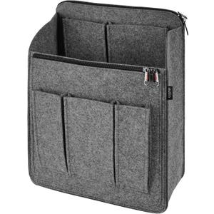 Large Capacity Backpack Organizer Insert - Felt Storage Insert for 10"+ Backpacks, Rucksacks & Travel Bags | Vertical Design with Shoulder Strap Slot & Interior Pocket