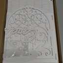 OurWarm Arch Wooden Wedding Card Box with Slot, Hollow White Gift Card Boxes for Wedding Reception, Small Envelope Money Box for Party, Baby Showers, Birthday, Graduations, Fundraisers