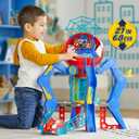 Marvel Spidey And His Amazing Friends Web-Spinners Web-Quarters, Kids Playset With Action Figure, Vehicle, And Accessories, Super Hero Toys, Ages 3 And Up (English)