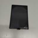 CAC China MCT2-75BK Black Menu Tent Cover 2-Panel 5" x 7"