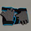 ATERCEL Workout Gloves for Men and Women, Exercise Gloves for Weight Lifting, Cycling, Gym, Training, Breathable and Snug fit (Black)