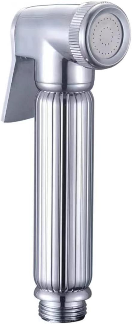 Metal Handheld Bidet Sprayer Toilet-Adjustable Water Pressure Control with Bidet Hose for Feminine Wash Bidet Faucets Sprayer for Kitchen and Toilet Cleaning