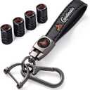 Combo of Cardinals Car Tire Valve Caps&Car Key Chain Cars for Cardinals Baseball Fans, 4pcs Car Tire Dust Caps& Car Keychain Accessories (Ca12rdi)