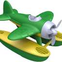 Green Toys Seaplane, Green/Yellow - Pretend Play, Motor Skills, Kids Bath Toy Floating Vehicle. No BPA, phthalates, PVC. Dishwasher Safe, Recycled Plastic, Made in USA.