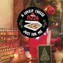 3 x Funny Christmas Home Decor Christmas Gifts Xmas Wall Decor Xmas Vacation Holiday Movie Party Decor Sign for Home Farmhouse Kitchen (a lovely cheese)