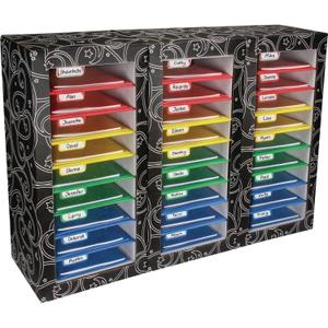 Really Good Stuff Classroom Mail Center - 27 Slots, Black - Office Mailboxes, Mail Sorter, Classroom Organization, Mailbox Organizer for Students and Teachers Really Good Stuff Classroom Mail Center - 27 Slots, Black - Office Mailboxes, Mail Sorter, Classroom Organization, Mailbox Organizer for Students and Teachers