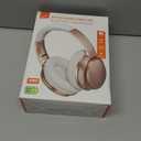 iLive Electronics Active Noise Cancellation Bluetooth Headphones, Adjustable Headband, Includes 3.5mm Audio Cable, Rose Gold (IAHN40RGD)