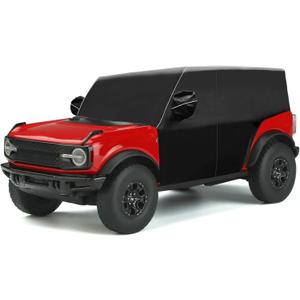 Cab Cover Windproof Sunshade Cover Compatible with 2021-2024 Ford Bronco 4 Door, 6-Layer Protection Frost Wiper & Mirror Covers Protect from Sunshine, UV, Snow, Rain(Not fit Bronco Sport)