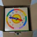 Wooden 7-in-1 Activity Cube| Montessori Toys for 1 2 3 Year Old Toddlers| Baby Educational Developmental Toys |One Year Old Boys Girls First Birthday Gifts |Bonus Sorting & Stacking Board (Green)