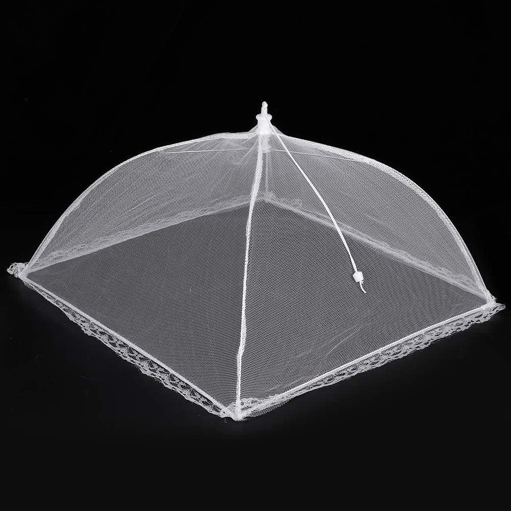 Camping Essentials, Food Covers For Outside Mesh 14.2x14.2in With Foldable Design Camping Accessories For Food, Party, BBQ Table, Home