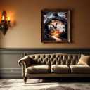 CSZPPQAF 5D Diamond Painting Kits for Adults, Twilight Diamond Art Kits for Adults Beginner, DIY Full Drill Landscape Gem Art Paint by Diamonds Dots Crafts Kits for Home Decor 12x16Inch