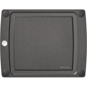 Epicurean All-In-One Cutting Board with Non-Slip Feet and Juice Groove, 11.5"  9", Slate/Black