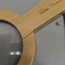 Wood Magnifying Glass for Kids - Wooden Montessori Learning Adventure Toy - Learn and Explore - Wooden Magnifier (1 Piece)