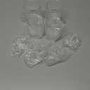 4 Pack Acrylic Qtip Holder Dispenser for Cotton Swabs, Balls, Pads, Floss Picks- Small Clear Plastic Canister Apothecary Jar Set, Bathroom Essentials Accessories Decor, Vanity Makeup Storage Organizer